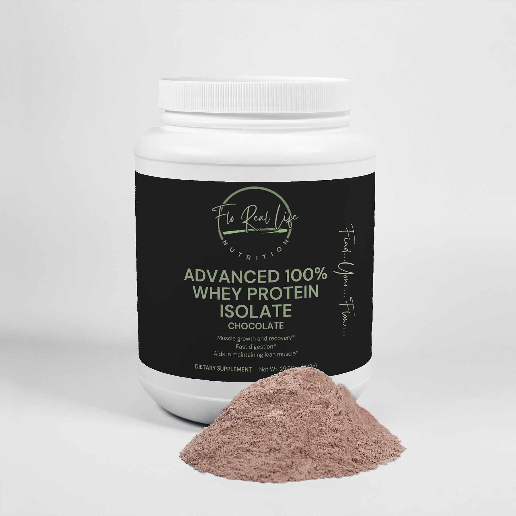 Advanced 100% Whey Protein Isolate (Chocolate) - Flo Real Life Nutrition