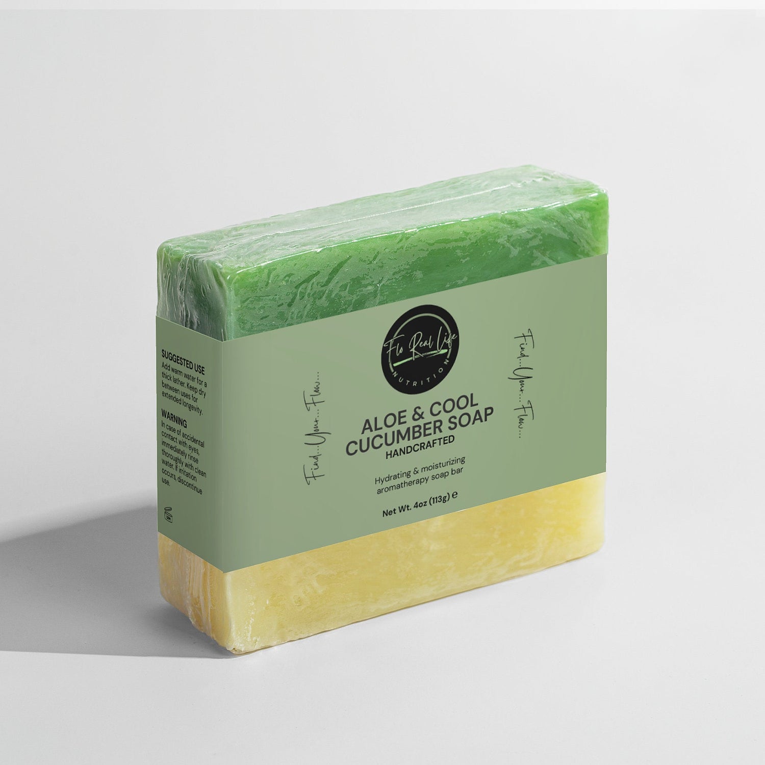 Aloe & Cool Cucumber Soap - Flo Real Life Nutrition