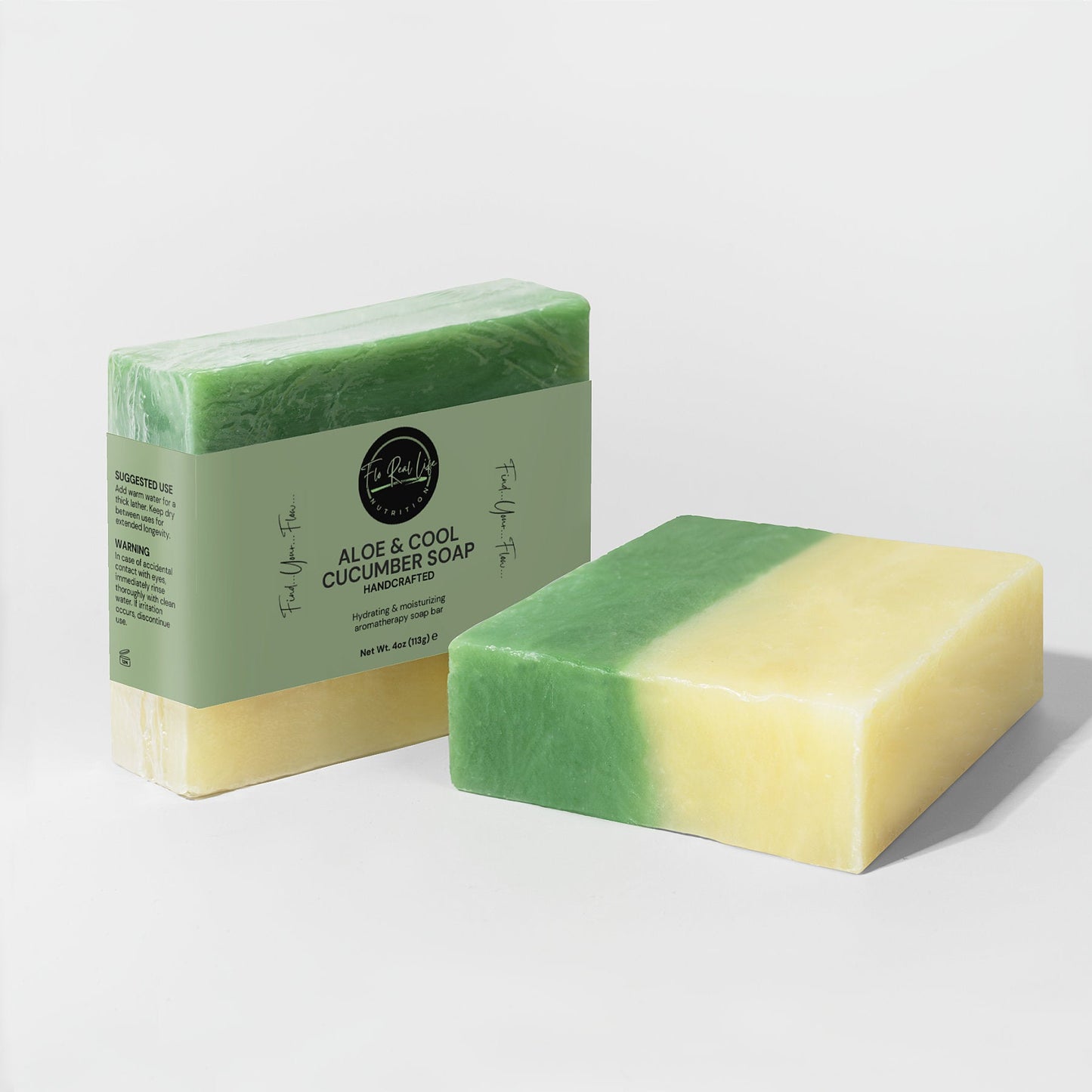 Aloe & Cool Cucumber Soap - Flo Real Life Nutrition