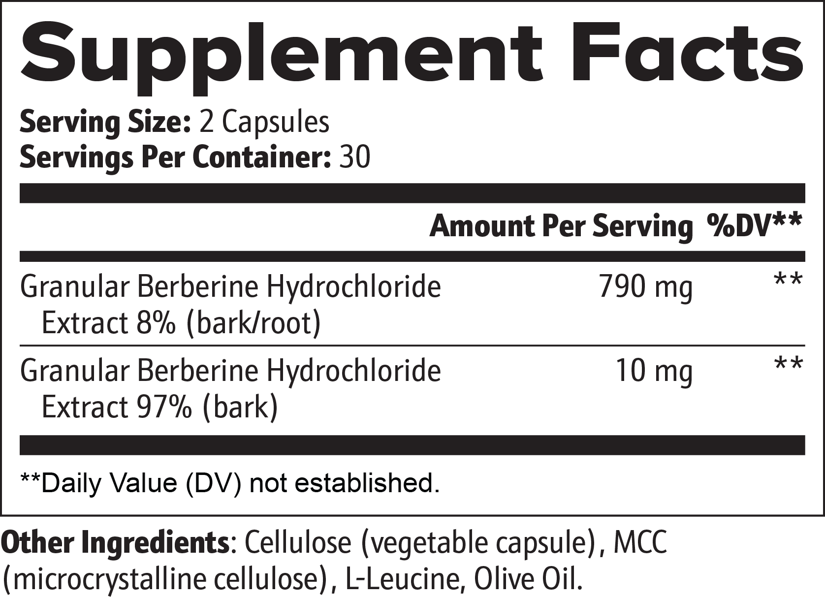 Berberine - Flo Real Life Nutrition