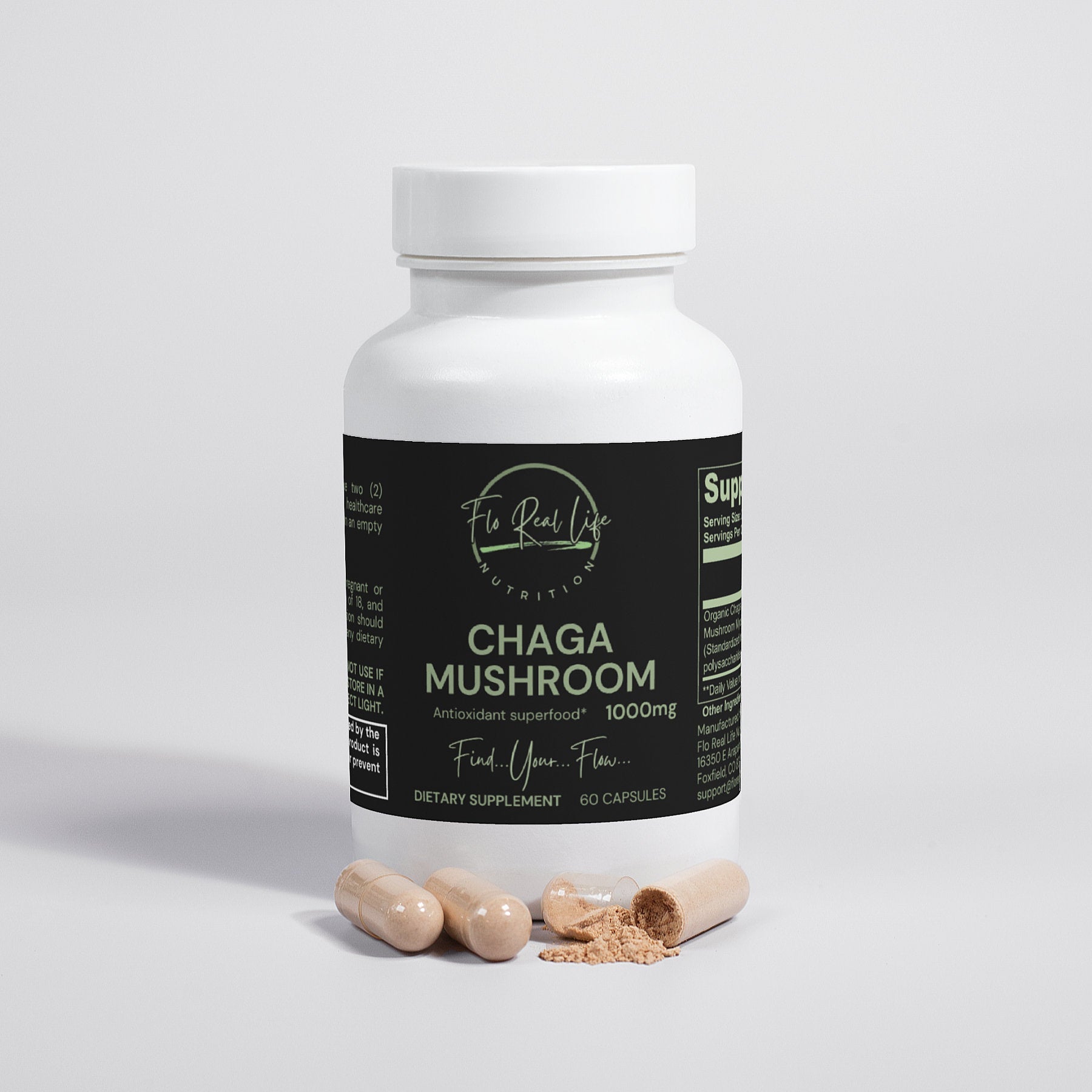 Chaga Mushroom - Flo Real Life Nutrition