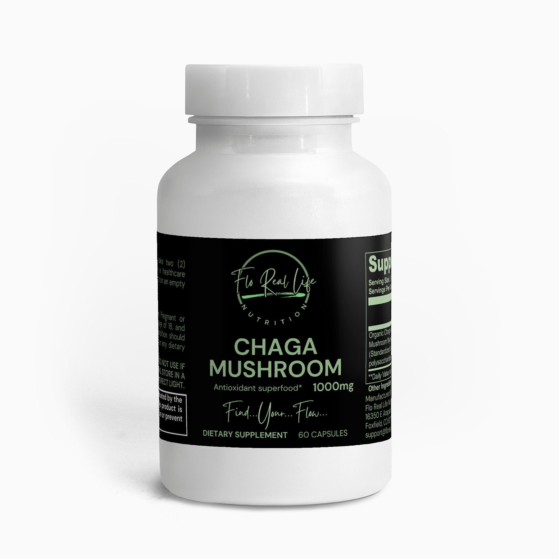 Chaga Mushroom - Flo Real Life Nutrition