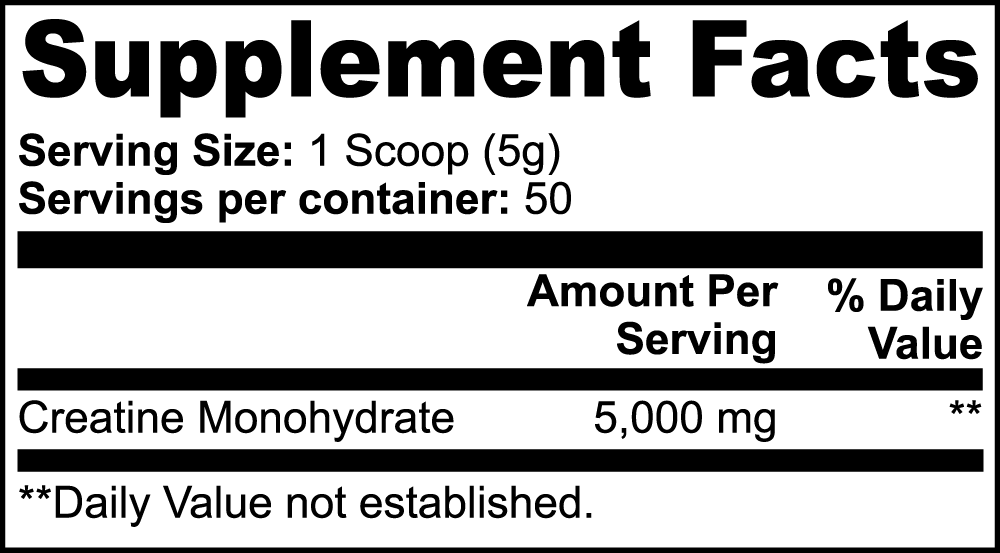 Creatine Monohydrate - Flo Real Life Nutrition