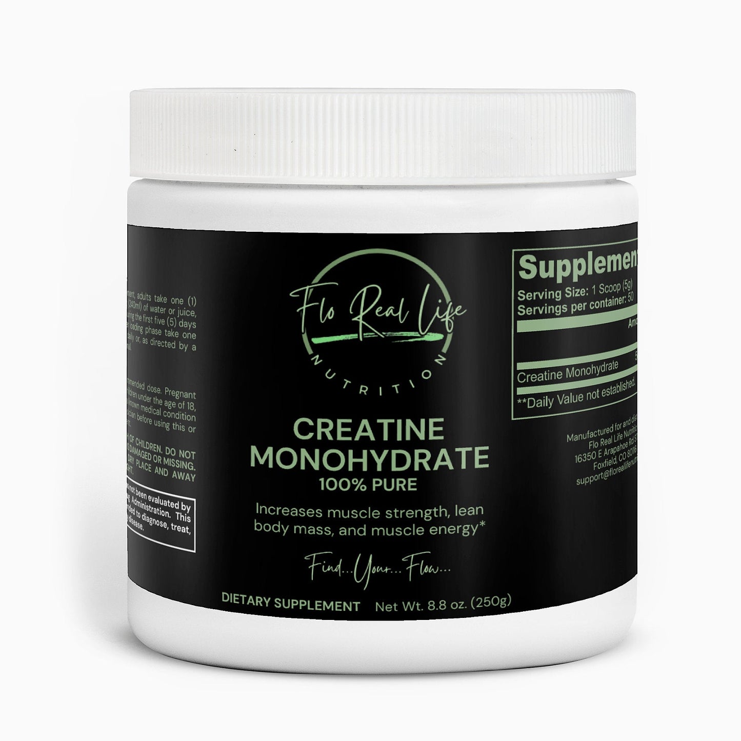 Creatine Monohydrate - Flo Real Life Nutrition