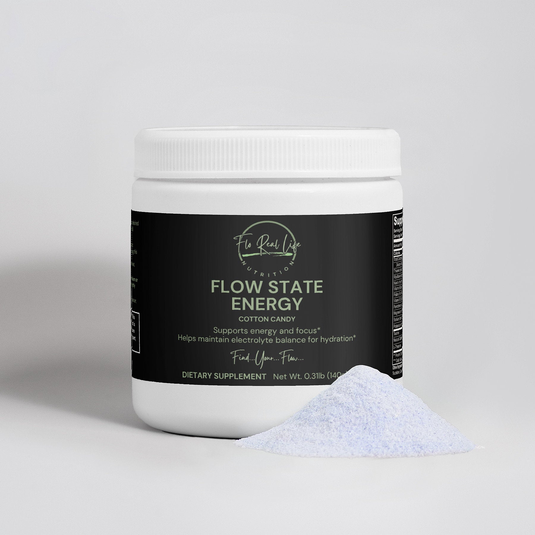 Flow State Energy (Cotton Candy) - Flo Real Life Nutrition