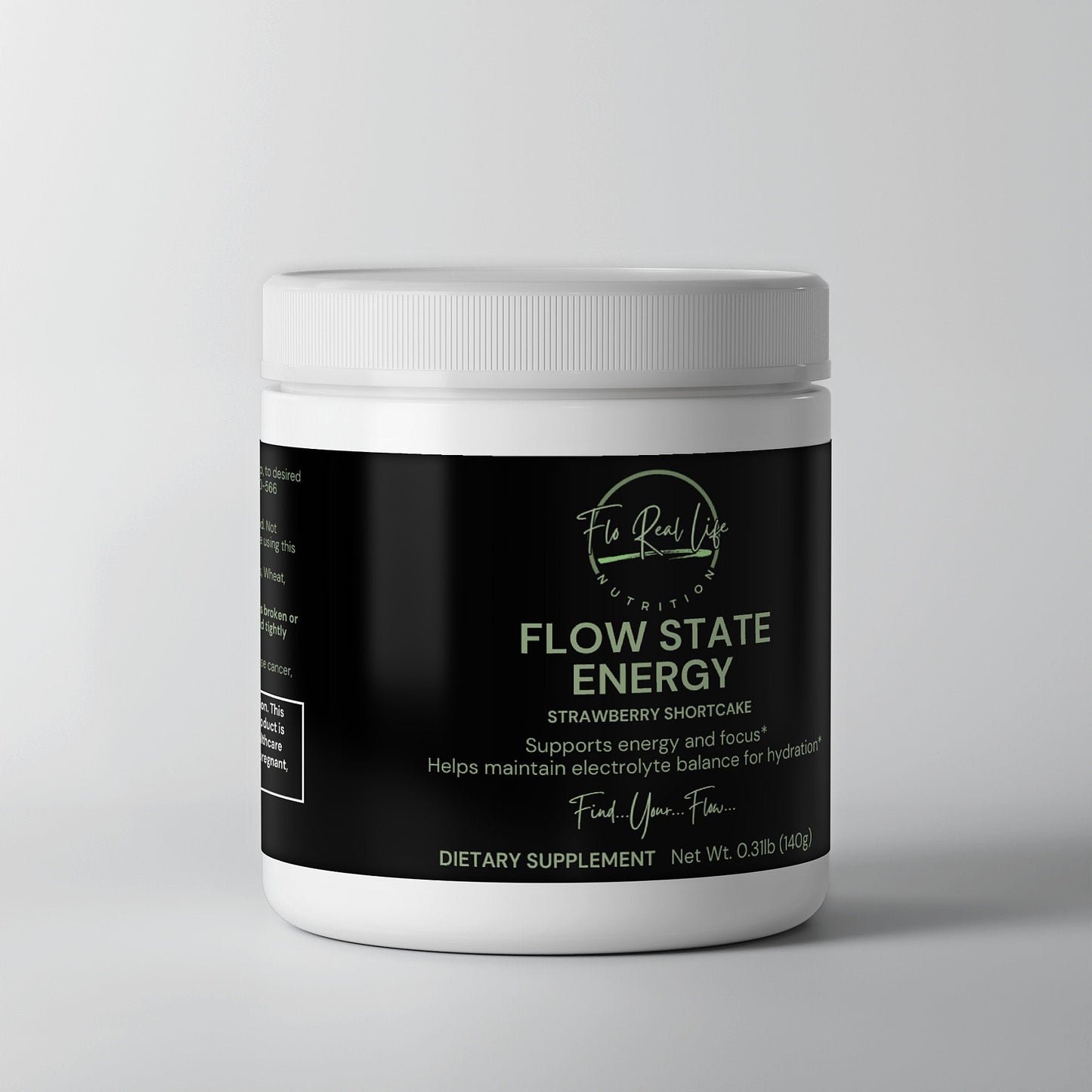 Flow State Energy (Strawberry Shortcake) - Flo Real Life Nutrition