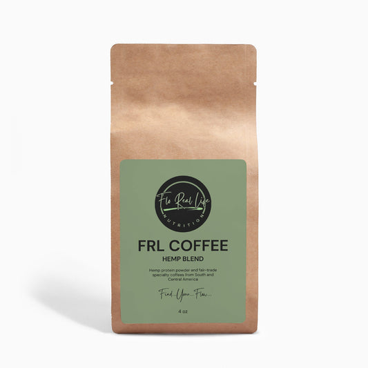 FRL Coffee - Hemp Blend, Medium Roast 4oz - Flo Real Life Nutrition