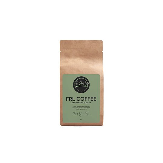 FRL Coffee - Mushroom Fusion: Lion’s Mane & Chaga 4oz - Flo Real Life Nutrition