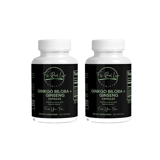 Ginkgo Biloba + Ginseng - Flo Real Life Nutrition