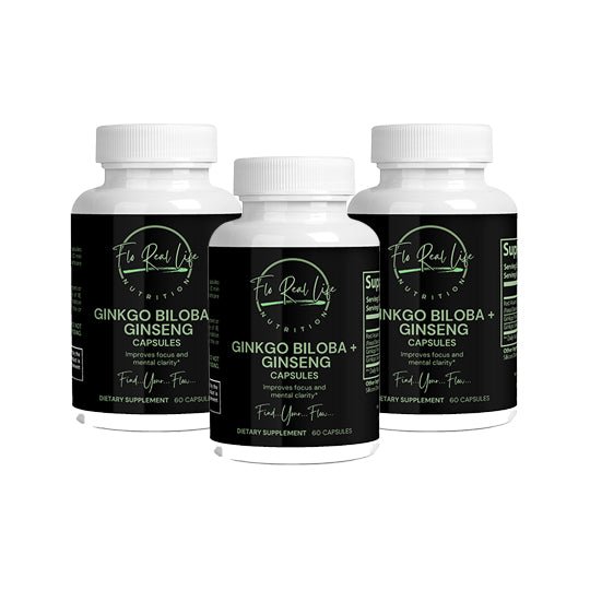 Ginkgo Biloba + Ginseng - Flo Real Life Nutrition