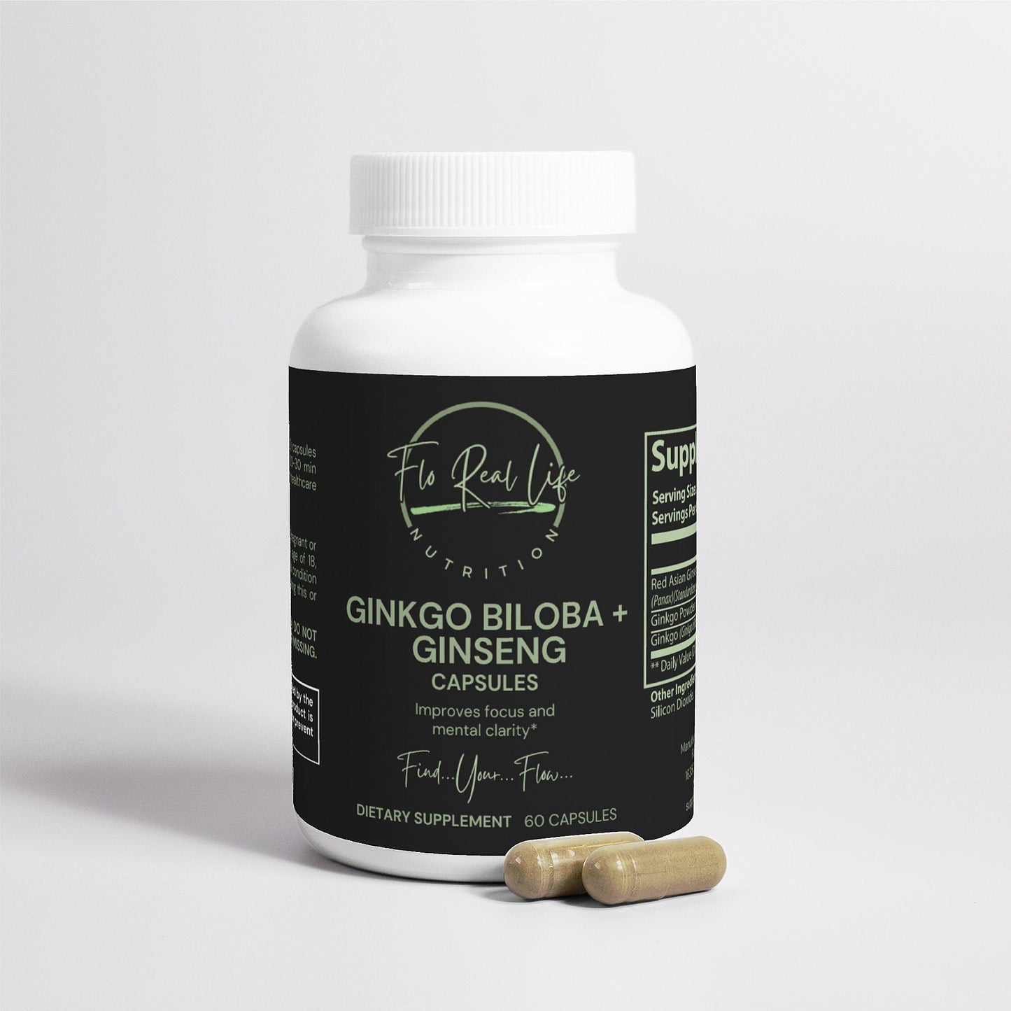 Ginkgo Biloba + Ginseng - Flo Real Life Nutrition