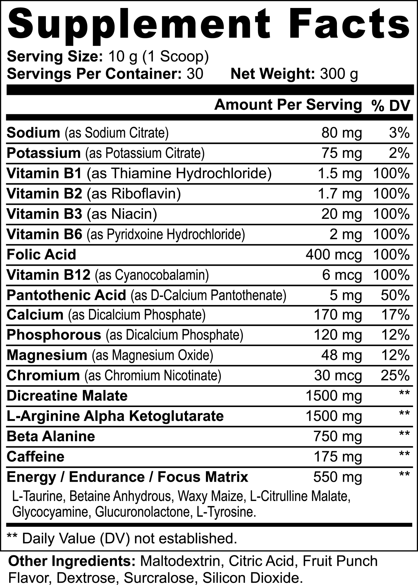 Nitric Pulse Pre - Workout Powder With Electrolytes (Fruit Punch) - Flo Real Life Nutrition