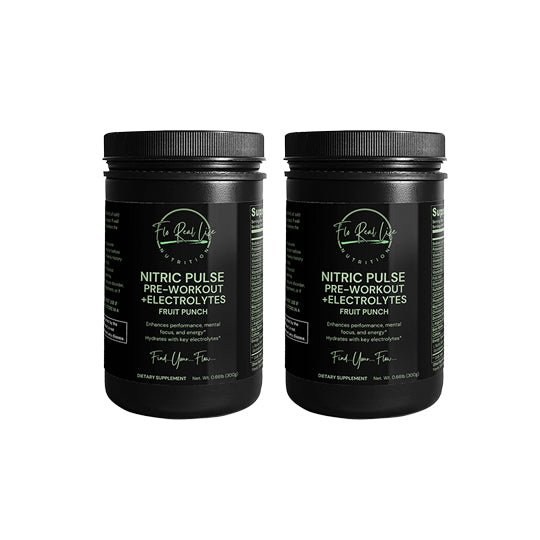 Nitric Pulse Pre - Workout Powder With Electrolytes (Fruit Punch) - Flo Real Life Nutrition