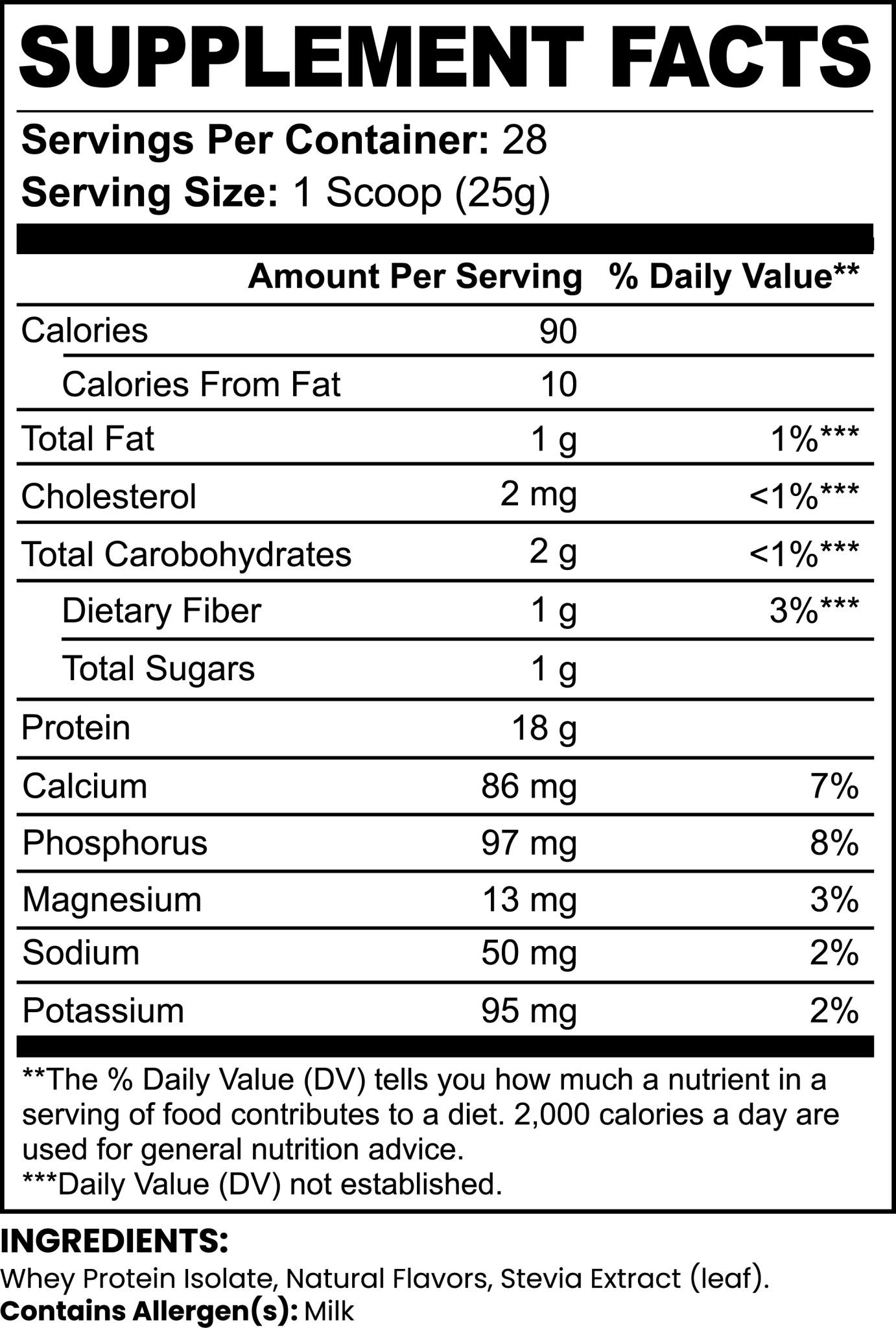 P3 100% Whey Protein Isolate (Chocolate) - Flo Real Life Nutrition