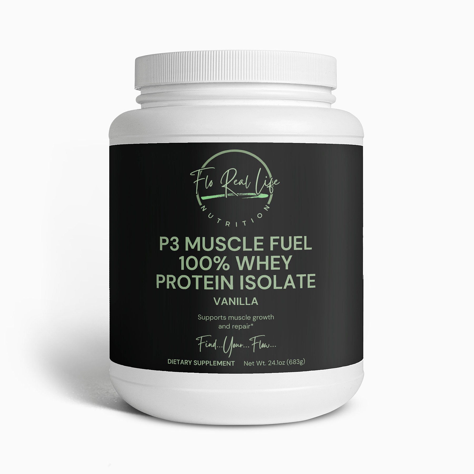 P3 100% Whey Protein Isolate (Vanilla) - Flo Real Life Nutrition