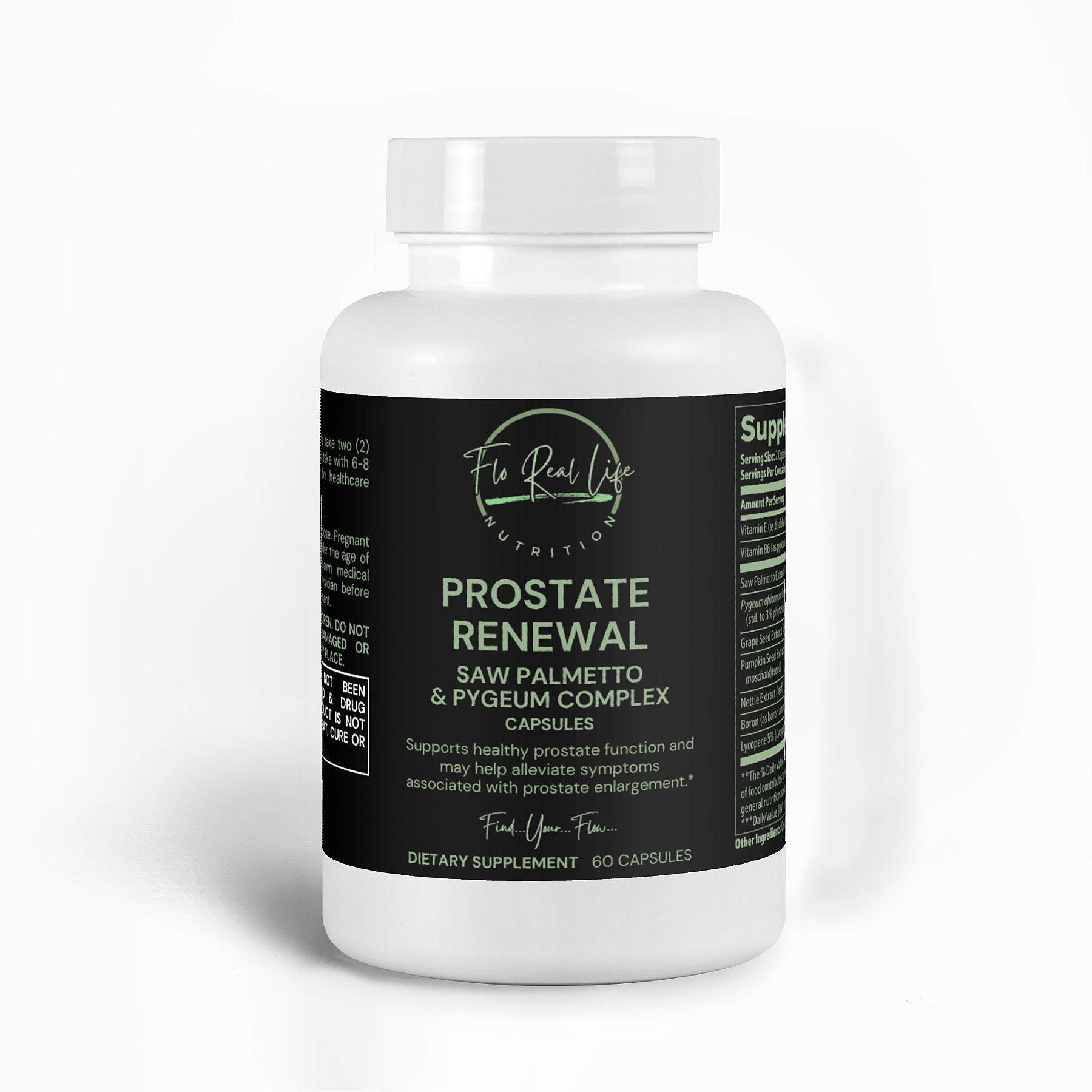 Prostate Renewal - Saw Palmetto & Pygeum Complex - Flo Real Life Nutrition