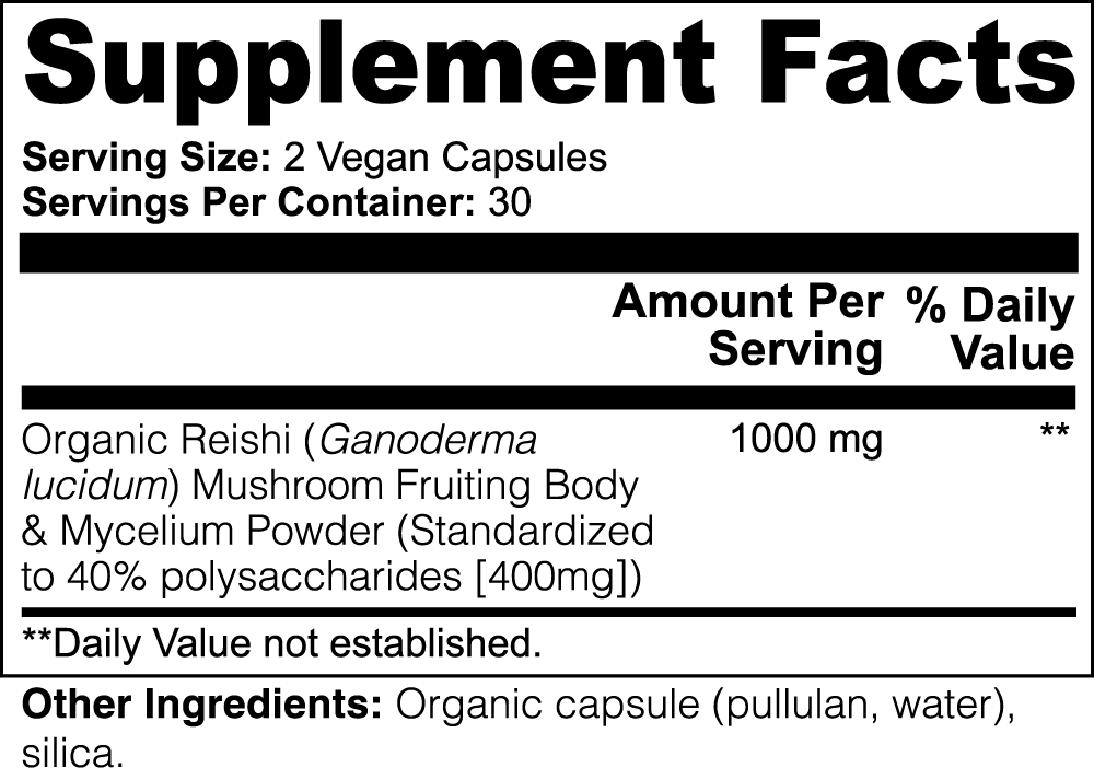 Reishi Mushroom - Flo Real Life Nutrition