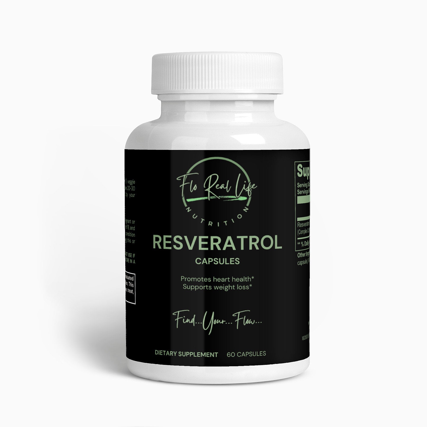 Resveratrol 50% 600mg - Flo Real Life Nutrition