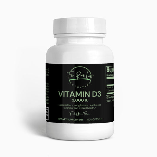 Vitamin D3 2,000 IU - Flo Real Life Nutrition